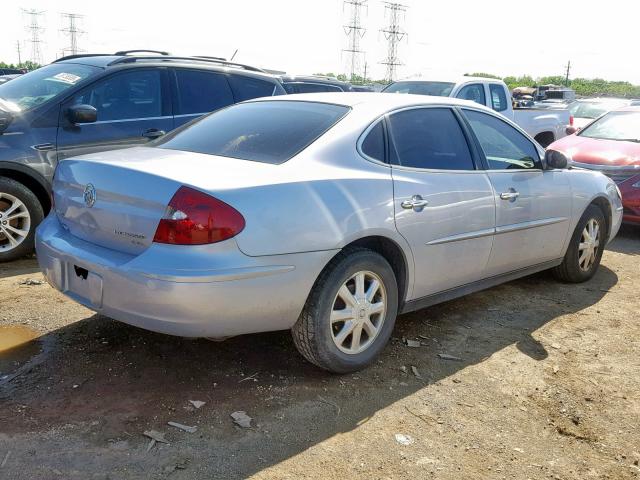 2G4WC532251221764 - 2005 BUICK LACROSSE C SILVER photo 4