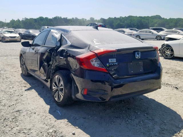 19XFC1F75GE003067 - 2016 HONDA CIVIC EXL BLACK photo 3