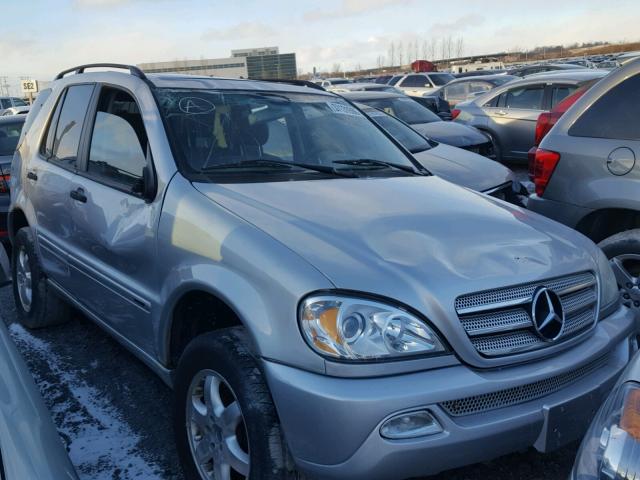 4JGAB57E23A406630 - 2003 MERCEDES-BENZ ML 350 SILVER photo 1