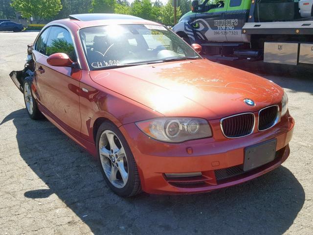 WBAUP73508VF09453 - 2008 BMW 128 I RED photo 1