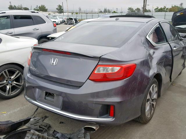 1HGCT1B89DA019290 - 2013 HONDA ACCORD EXL GRAY photo 4