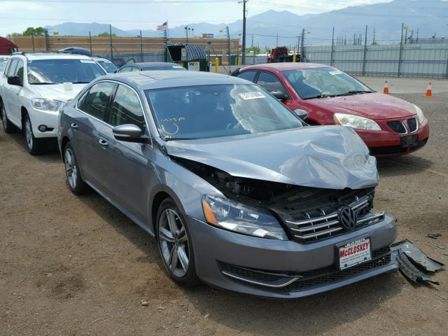 1VWBV7A31FC043486 - 2015 VOLKSWAGEN PASSAT SE GRAY photo 1