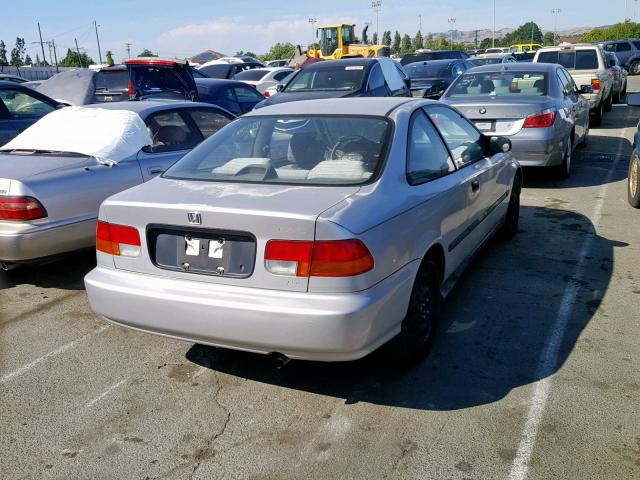 1HGEJ6220VL066091 - 1997 HONDA CIVIC DX SILVER photo 4