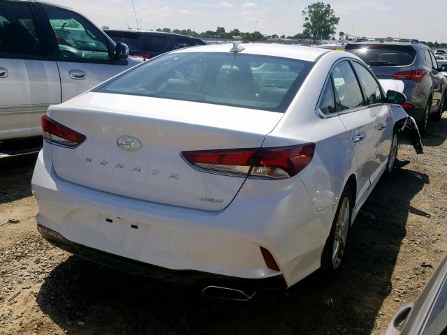 5NPE34AF4JH604470 - 2018 HYUNDAI SONATA SPO WHITE photo 4