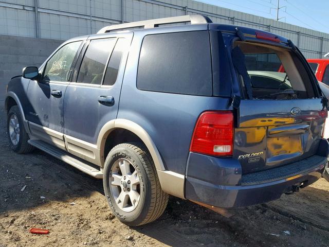 1FMZU64K25UA82884 - 2005 FORD EXPLORER E BLUE photo 3