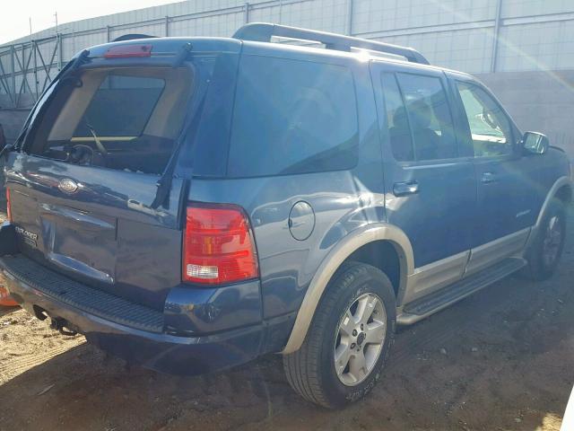 1FMZU64K25UA82884 - 2005 FORD EXPLORER E BLUE photo 4