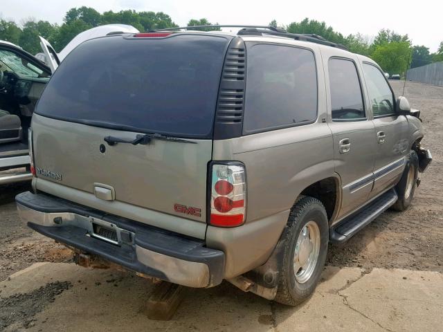 1GKEK13V52J304603 - 2002 GMC YUKON SILVER photo 4