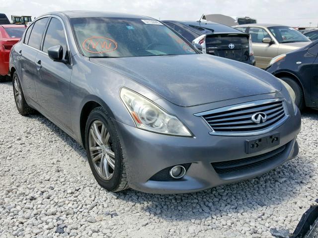 JN1CV6AP4BM500318 - 2011 INFINITI G37 BASE GRAY photo 1