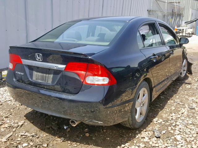 19XFA1F62BE015781 - 2011 HONDA CIVIC LX-S أسود صورة 4