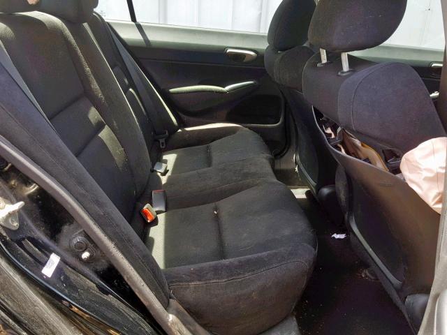 19XFA1F62BE015781 - 2011 HONDA CIVIC LX-S أسود صورة 6