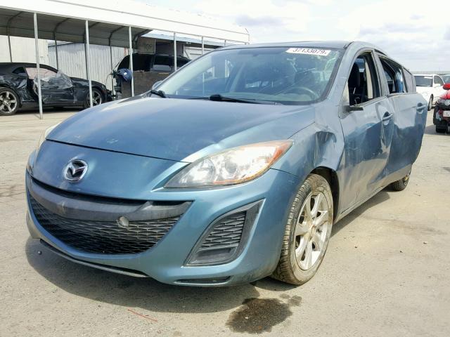 JM1BL1VF0B1481304 - 2011 MAZDA 3 I TEAL photo 2