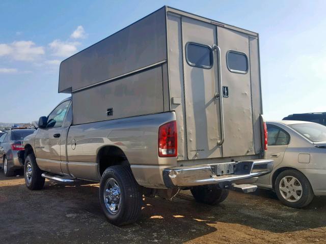 3D7KU26C43G807976 - 2003 DODGE RAM 2500 S ოქროსფერი ფოტო 3