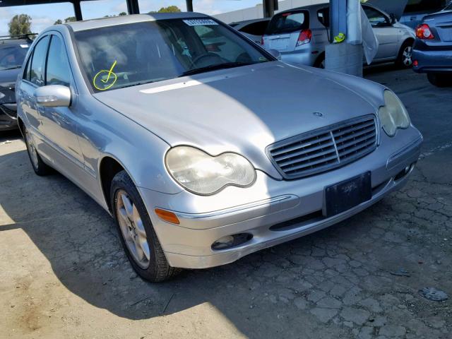 WDBRF61J72F267814 - 2002 MERCEDES-BENZ C 240 SILVER photo 1