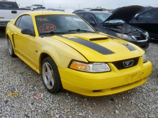 1FAFP42X5YF207568 - 2000 FORD MUSTANG GT YELLOW photo 1