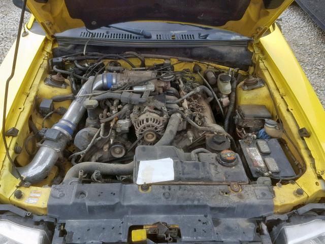 1FAFP42X5YF207568 - 2000 FORD MUSTANG GT YELLOW photo 7