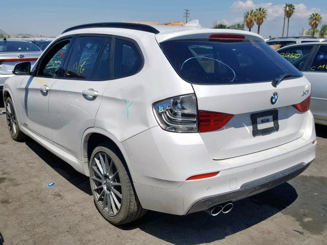 WBAVM5C56EVV91618 - 2014 BMW X1 XDRIVE3 WHITE photo 3