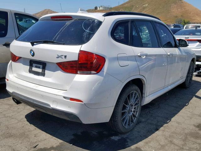 WBAVM5C56EVV91618 - 2014 BMW X1 XDRIVE3 WHITE photo 4