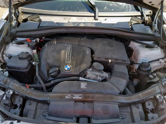 WBAVM5C56EVV91618 - 2014 BMW X1 XDRIVE3 WHITE photo 7