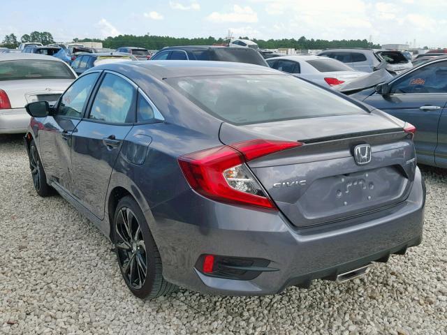 19XFC2F89KE013673 - 2019 HONDA CIVIC SPOR GRAY photo 3