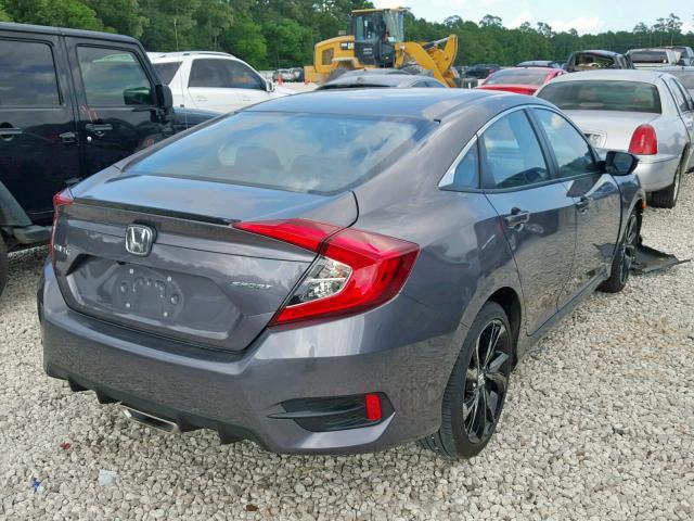 19XFC2F89KE013673 - 2019 HONDA CIVIC SPOR GRAY photo 4