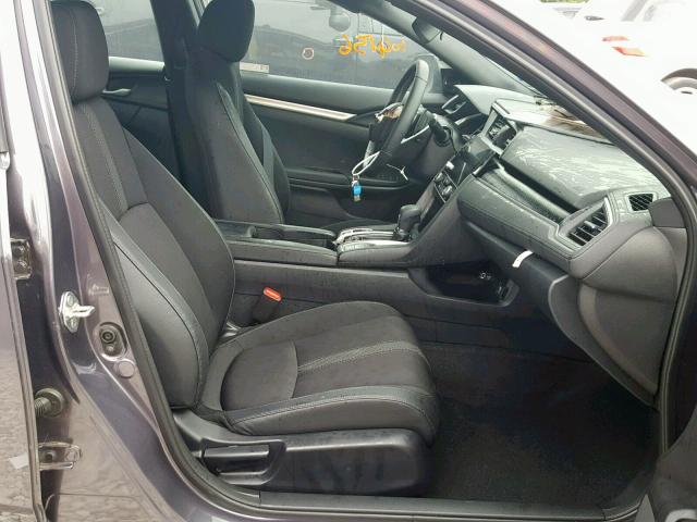 19XFC2F89KE013673 - 2019 HONDA CIVIC SPOR GRAY photo 5