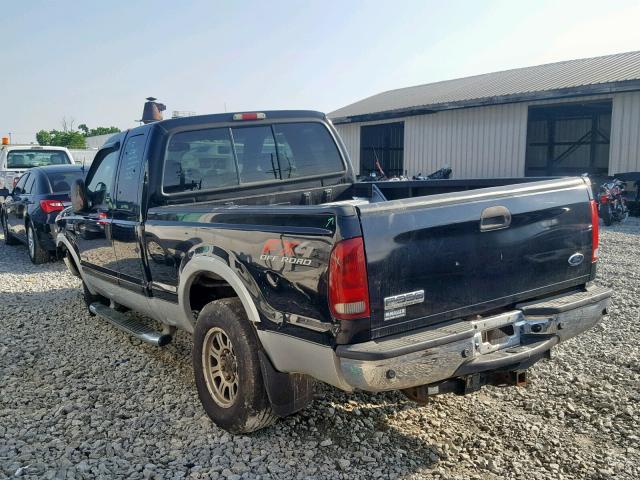 1FTWX31P15EC91508 - 2005 FORD F350 SRW S BLACK photo 3