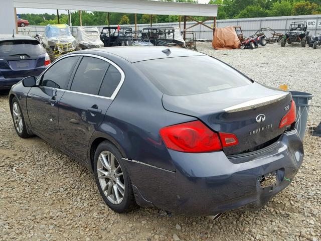 JNKCV61E89M010212 - 2009 INFINITI G37 BASE GRAY photo 3