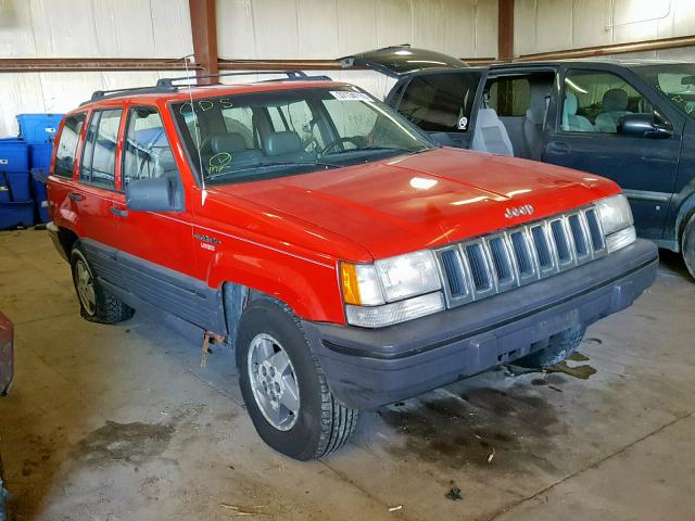 1J4GZ58Y2SC561291 - 1995 JEEP GRAND CHER RED photo 1