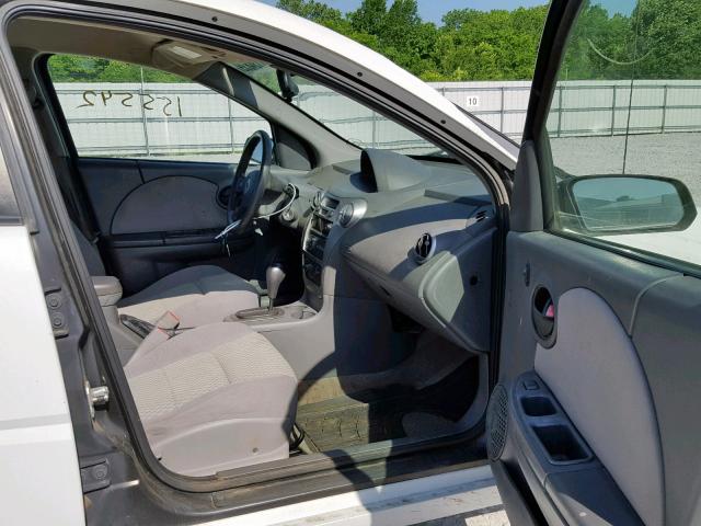 1G8AJ55F07Z132316 - 2007 SATURN ION LEVEL WHITE photo 5