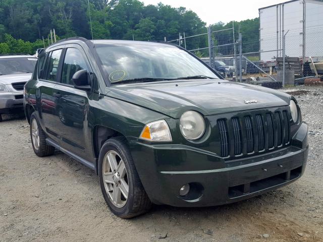 1J8FF47W17D215196 - 2007 JEEP COMPASS GREEN photo 1