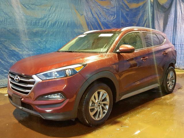 KM8J3CA48JU647752 - 2018 HYUNDAI TUCSON SEL MAROON photo 2