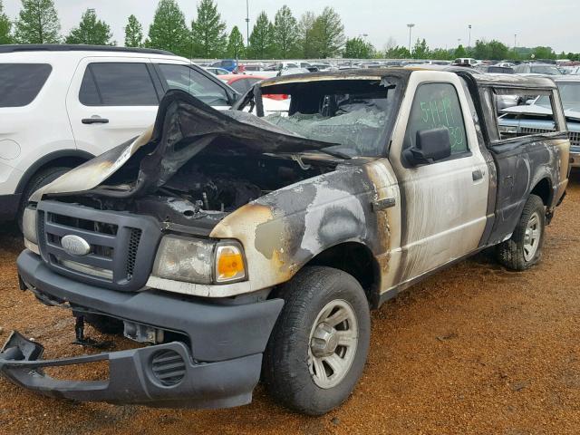 1FTYR10D38PA42618 - 2008 FORD RANGER WHITE photo 10