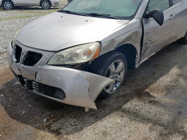 1G2ZH548654116188 - 2005 PONTIAC G6 GT GRAY photo 9