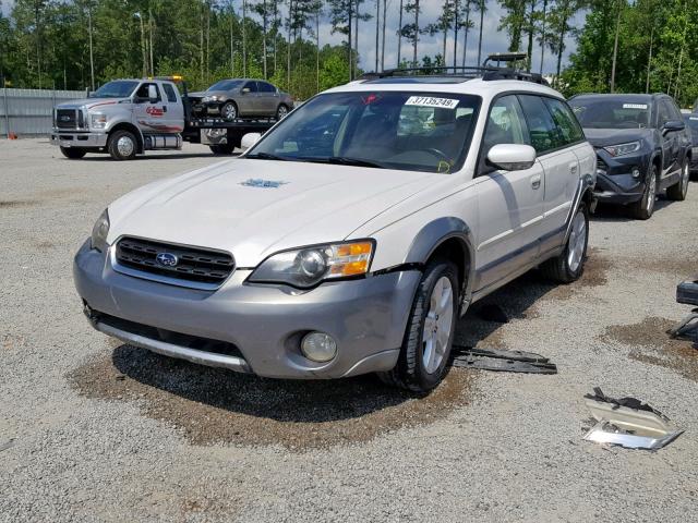 4S4BP85C654363954 - 2005 SUBARU LEGACY OUT WHITE photo 2