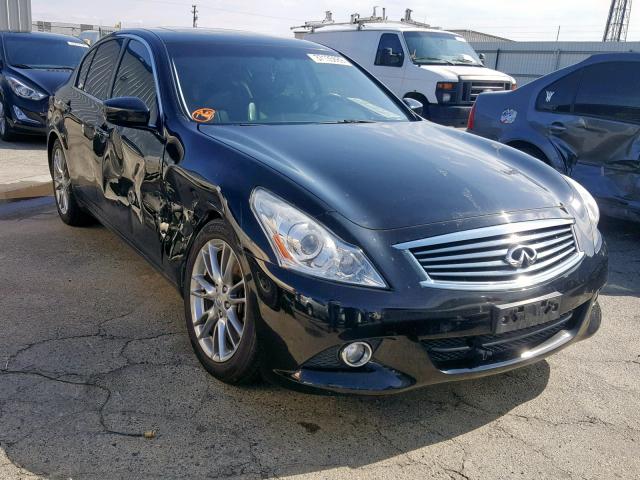 JN1CV6AP1DM713973 - 2013 INFINITI G37 BASE BLACK photo 1