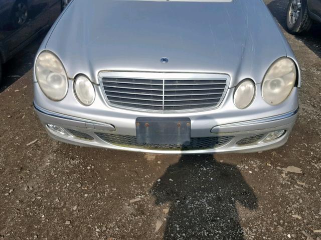 WDBUF83JX5X176604 - 2005 MERCEDES-BENZ E 500 4MAT SILVER photo 7