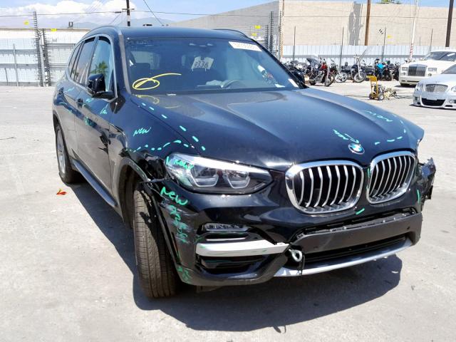5UXTR7C54KLF32308 - 2019 BMW X3 SDRIVE3 BLACK photo 1