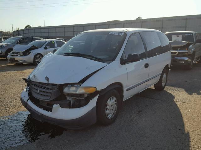 2P4FP25B7XR201076 - 1999 PLYMOUTH VOYAGER WHITE photo 2