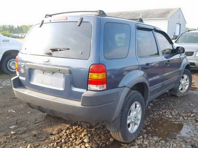 1FMYU03171KE96718 - 2001 FORD ESCAPE XLT BLUE photo 4