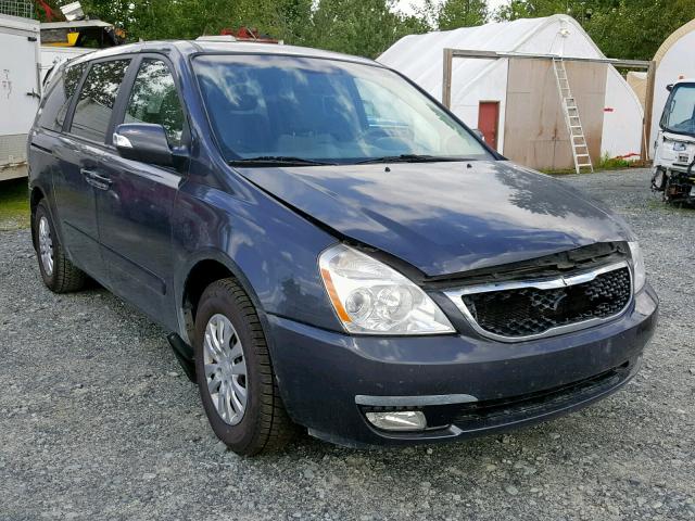 KNDMG4C77E6550779 - 2014 KIA SEDONA LX CHARCOAL photo 1