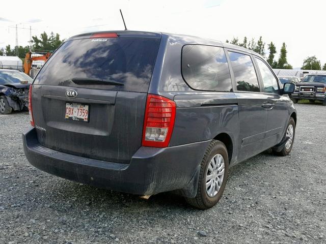 KNDMG4C77E6550779 - 2014 KIA SEDONA LX CHARCOAL photo 4