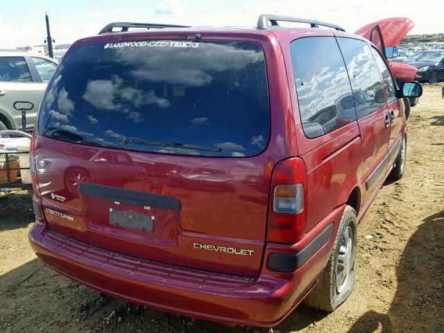 1GNDX13E24D263140 - 2004 CHEVROLET VENTURE LU BURGUNDY photo 4