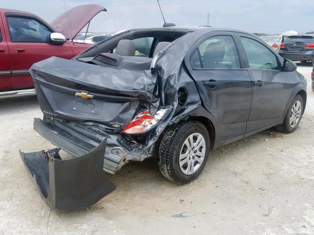 1G1JB5SH2H4147707 - 2017 CHEVROLET SONIC LS CHARCOAL photo 4