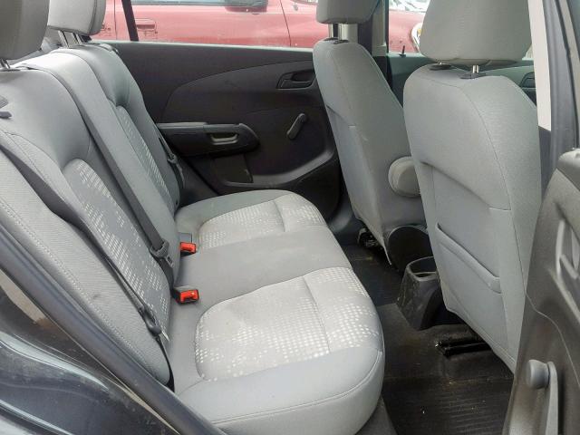 1G1JB5SH2H4147707 - 2017 CHEVROLET SONIC LS CHARCOAL photo 6