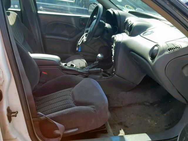 1G2NF52E51C159949 - 2001 PONTIAC GRAND AM S WHITE photo 5