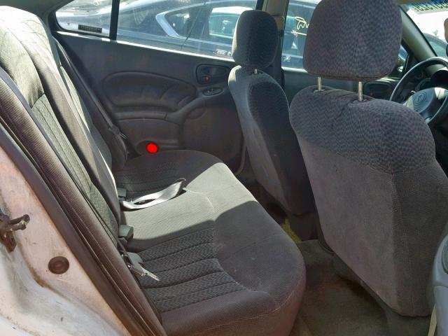 1G2NF52E51C159949 - 2001 PONTIAC GRAND AM S WHITE photo 6
