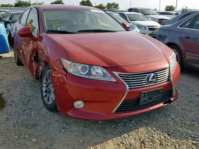 JTHBW1GG0D2021309 - 2013 LEXUS ES 300H MAROON photo 1