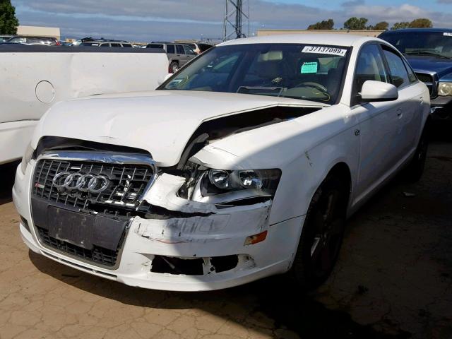 WAUDH74F68N103792 - 2008 AUDI A6 3.2 QUA WHITE photo 2