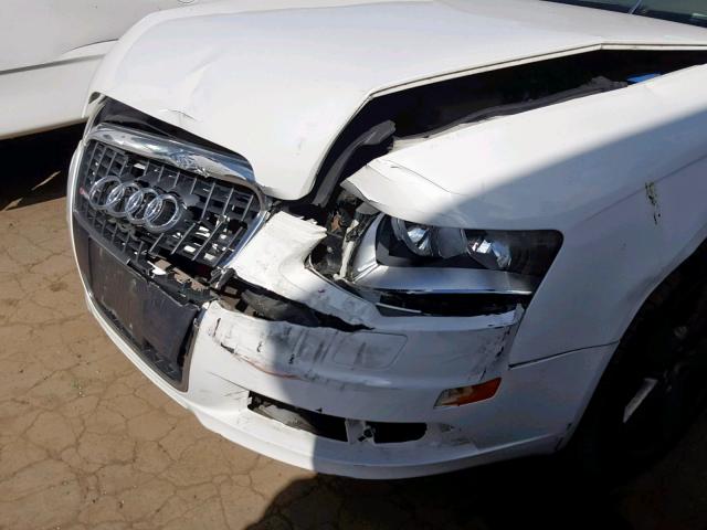 WAUDH74F68N103792 - 2008 AUDI A6 3.2 QUA WHITE photo 9