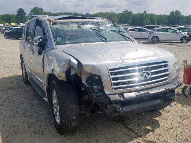 5N3AA08D28N909349 - 2008 INFINITI QX56 SILVER photo 1